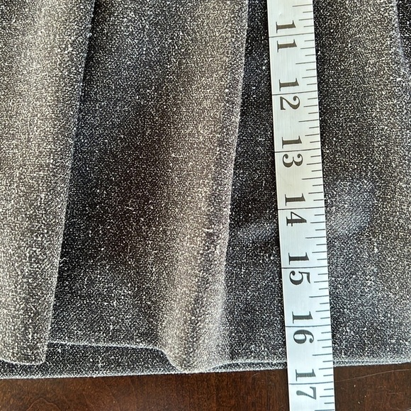GAP Dark Grey Speckled With Pockets Front Pleated Mini Skirt Size 4 - Picture 12 of 14